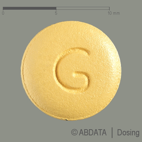 Produktabbildungen für TOPIRAMAT Glenmark 100 mg Filmtabletten in der Vorder-, Hinter- und Seitenansicht.