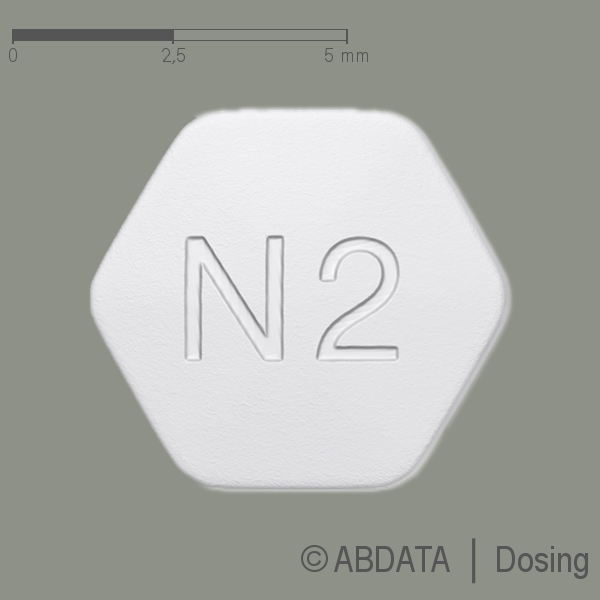 Produktabbildungen für SUBOXONE 2 mg/0,5 mg Sublingualtabletten in der Vorder-, Hinter- und Seitenansicht.