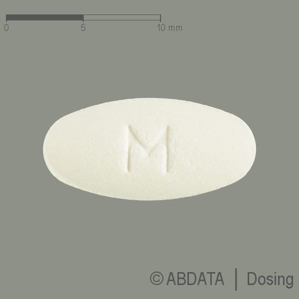 Produktabbildungen für PRAMIPEXOL Mylan 1,05 mg Retardtabletten in der Vorder-, Hinter- und Seitenansicht.