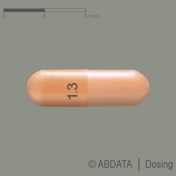 Produktabbildungen für HYDROMORPHON beta 1,3 mg Hartkapseln in der Vorder-, Hinter- und Seitenansicht.