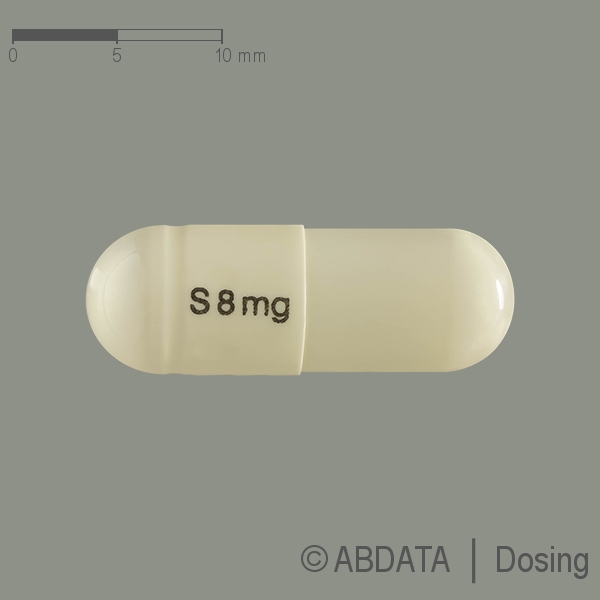 Produktabbildungen für SILBESAN 8 mg Hartkapseln in der Vorder-, Hinter- und Seitenansicht.