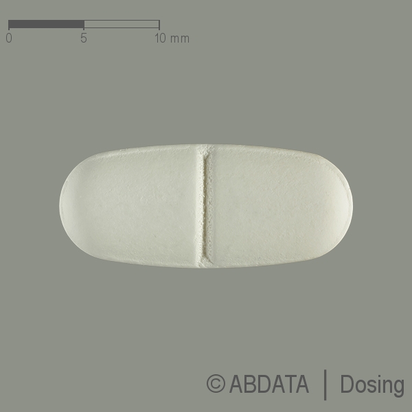 Produktabbildungen für CLINDAMYCIN Aristo 600 mg Filmtabletten in der Vorder-, Hinter- und Seitenansicht.
