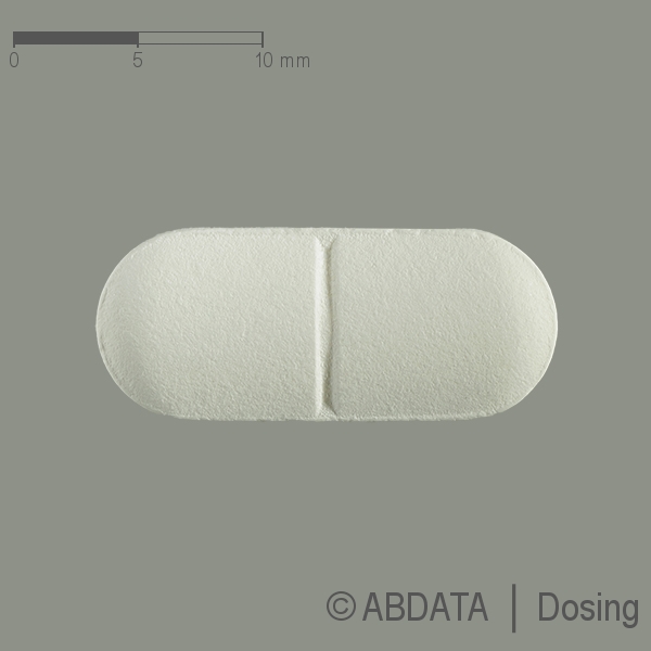 Produktabbildungen für METFORMIN Atid 850 mg Filmtabletten in der Vorder-, Hinter- und Seitenansicht.