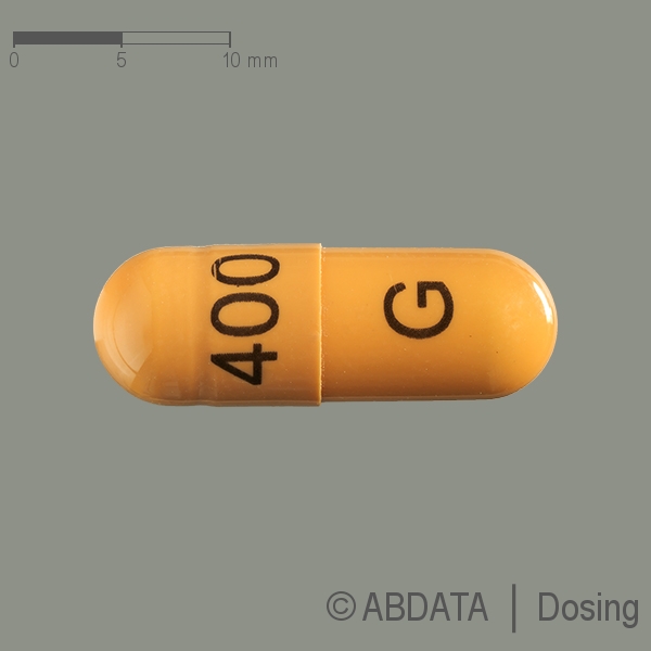 Produktabbildungen für GABAPENTIN-ratiopharm 400 mg Hartkapseln in der Vorder-, Hinter- und Seitenansicht.