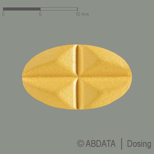 Produktabbildungen für TADALAFIL-ratiopharm 20 mg Filmtabletten in der Vorder-, Hinter- und Seitenansicht.