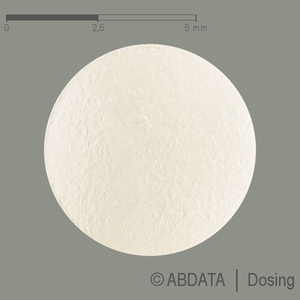 Produktabbildungen für ESCITALOPRAM AbZ 5 mg Filmtabletten in der Vorder-, Hinter- und Seitenansicht.