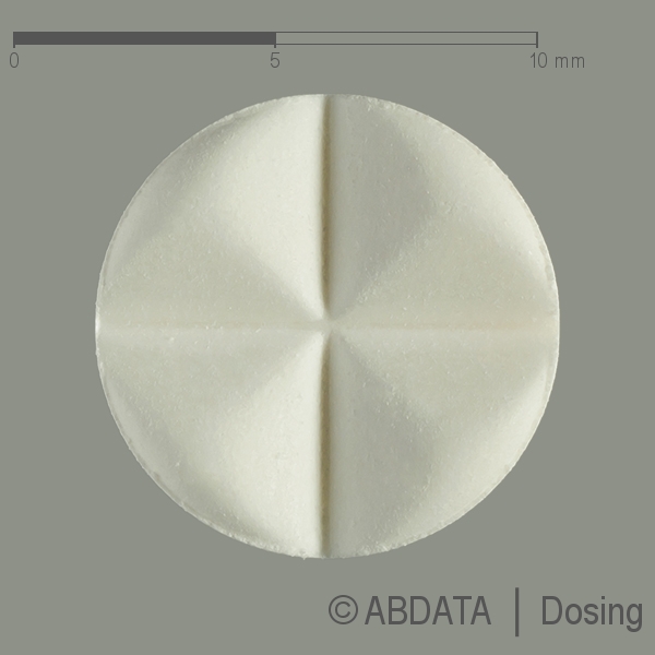 Produktabbildungen für BACLOFEN AL 25 mg Tabletten in der Vorder-, Hinter- und Seitenansicht.
