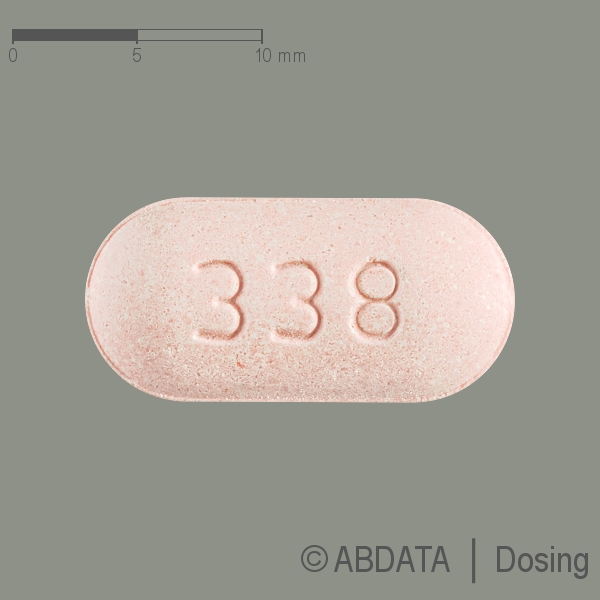 Produktabbildungen für EZETIMIB/Simvastatin Heumann 10 mg/80 mg Tabletten in der Vorder-, Hinter- und Seitenansicht.