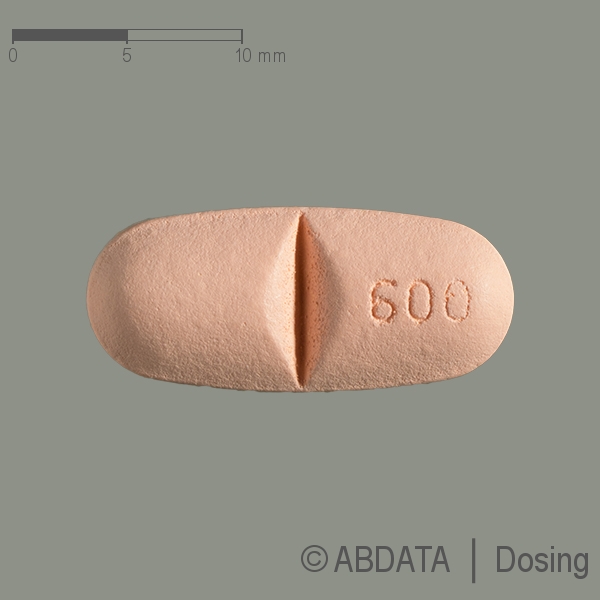 Produktabbildungen für OXCARBAZEPIN-neuraxpharm 600 mg Filmtabletten in der Vorder-, Hinter- und Seitenansicht.