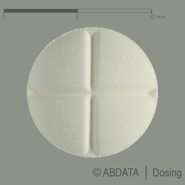 Produktabbildungen für BACLOFEN AL 25 mg Tabletten in der Vorder-, Hinter- und Seitenansicht.