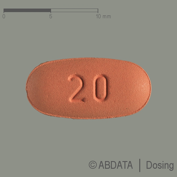 Produktabbildungen für MEMANTINHYDROCHLORID Hormosan 20 mg Filmtabletten in der Vorder-, Hinter- und Seitenansicht.