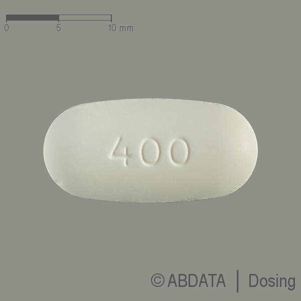Produktabbildungen für QUETIAPIN Hormosan 400 mg Retardtabletten in der Vorder-, Hinter- und Seitenansicht.