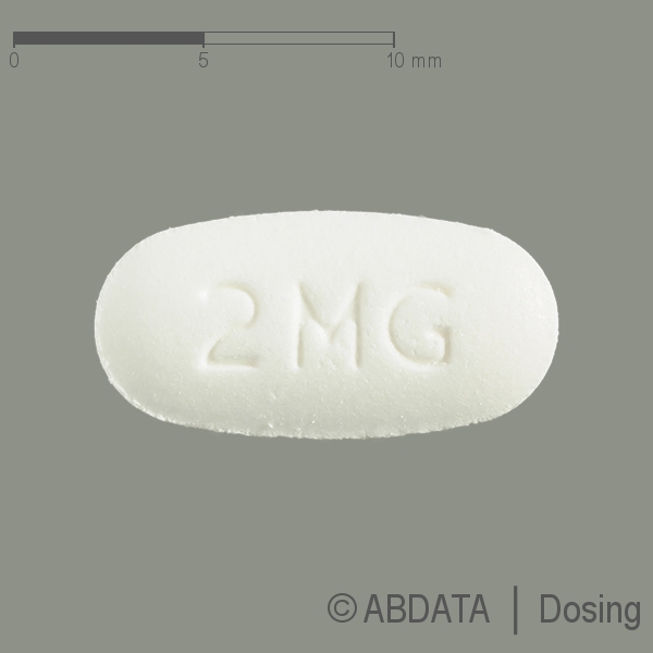 Produktabbildungen für INTUNIV 2 mg Retardtabletten in der Vorder-, Hinter- und Seitenansicht.