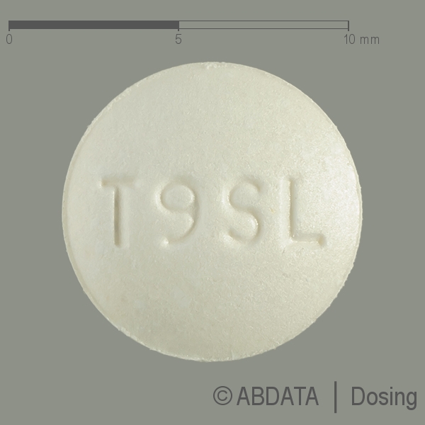 Produktabbildungen für TAMSULOSIN Aristo 0,4 mg Retardtabletten in der Vorder-, Hinter- und Seitenansicht.