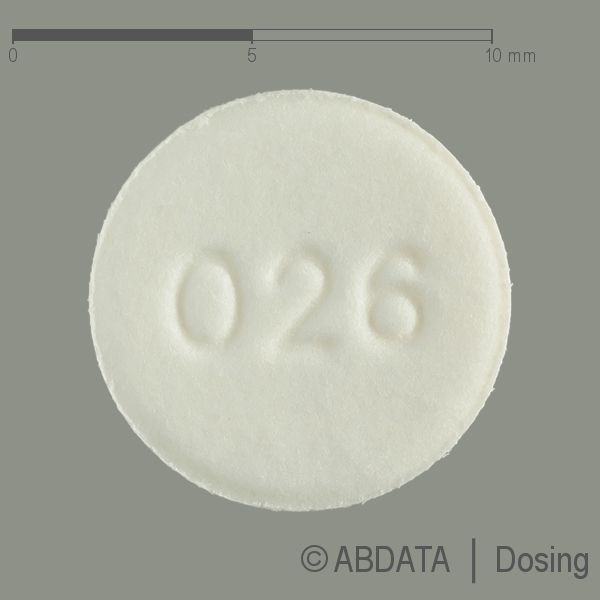 Produktabbildungen für PRAMIPEXOL-neuraxpharm 0,26 mg Retardtabletten in der Vorder-, Hinter- und Seitenansicht.