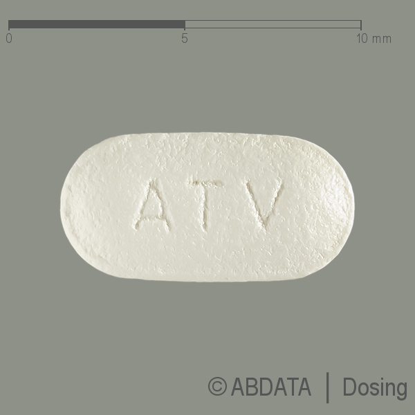 Produktabbildungen für ATORVASTATIN Aristo 10 mg Filmtabletten in der Vorder-, Hinter- und Seitenansicht.