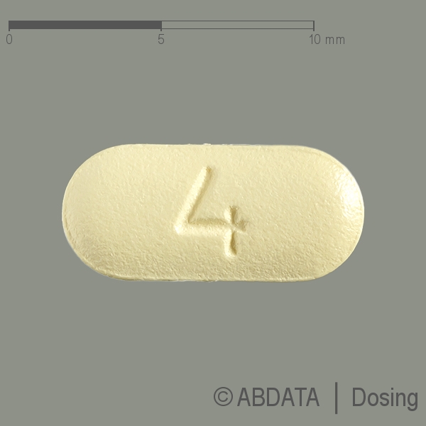 Produktabbildungen für ONDANSETRON-ratiopharm 4 mg Filmtabletten in der Vorder-, Hinter- und Seitenansicht.