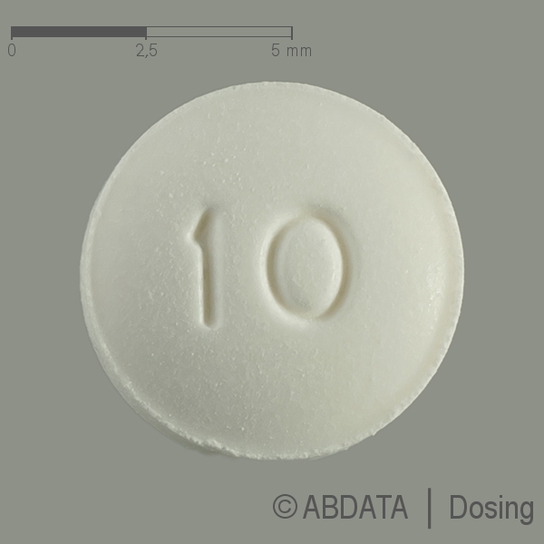 Produktabbildungen für PAROXETIN-neuraxpharm 10 mg Tabletten in der Vorder-, Hinter- und Seitenansicht.