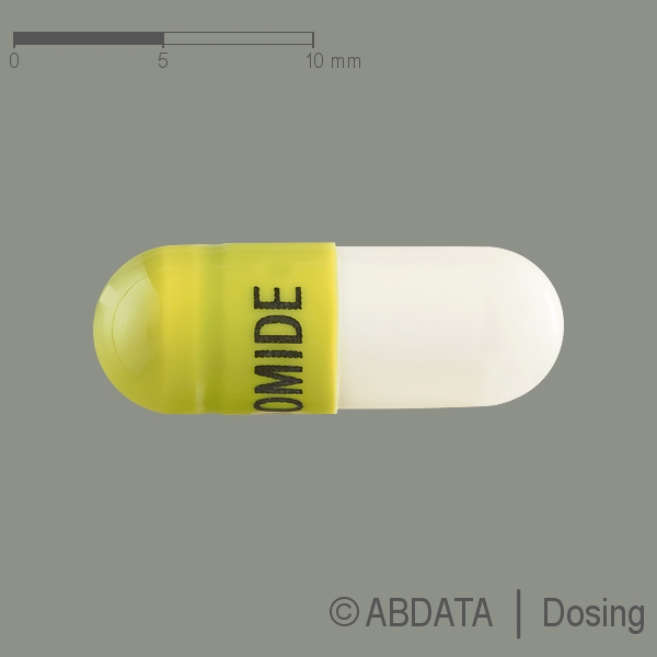 Produktabbildungen für LENALIDOMID Accord 10 mg Hartkapseln in der Vorder-, Hinter- und Seitenansicht.