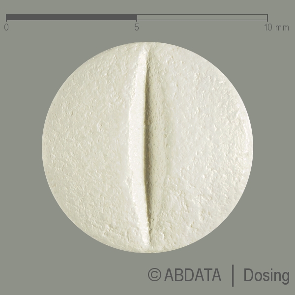 Produktabbildungen für ATENOCOMP-1A Pharma 50 mg/12,5 mg Filmtabletten in der Vorder-, Hinter- und Seitenansicht.