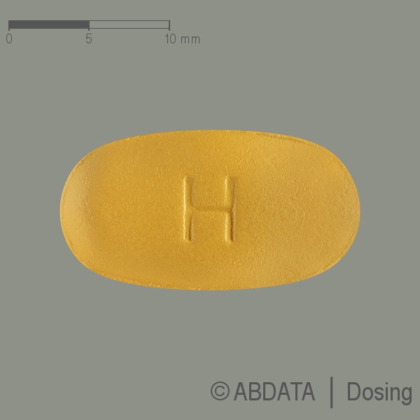 Produktabbildungen für LOPINAVIR/Ritonavir Accord 200 mg/50 mg Filmtabl. in der Vorder-, Hinter- und Seitenansicht.