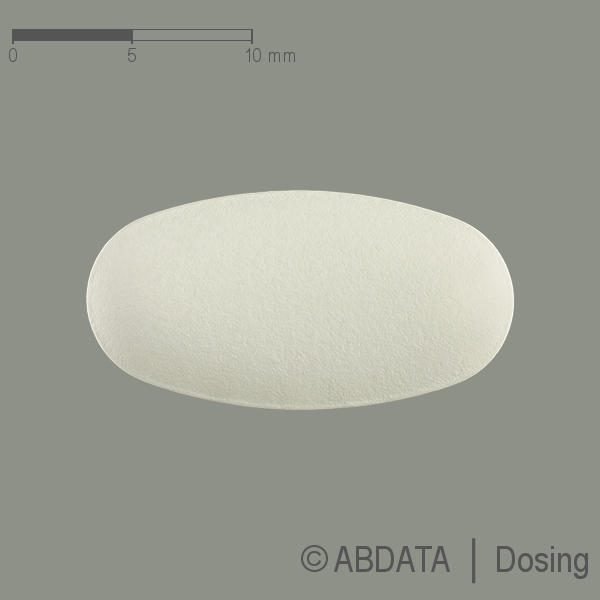 Produktabbildungen für DOVATO 50 mg/300 mg Filmtabletten in der Vorder-, Hinter- und Seitenansicht.
