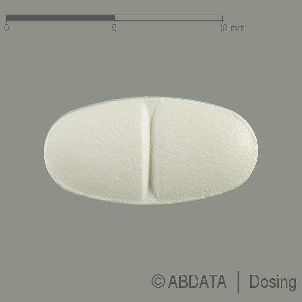 Produktabbildungen für SERTRALIN AbZ 50 mg Filmtabletten in der Vorder-, Hinter- und Seitenansicht.