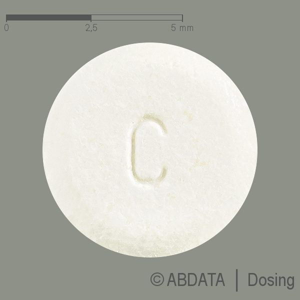 Produktabbildungen für CERTICAN 0,25 mg Tabletten in der Vorder-, Hinter- und Seitenansicht.