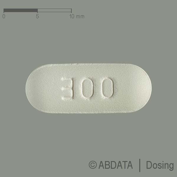 Produktabbildungen für QUETIAPIN Hormosan 300 mg Filmtabletten in der Vorder-, Hinter- und Seitenansicht.