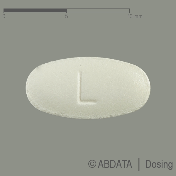 Produktabbildungen für SERTRALIN AbZ 50 mg Filmtabletten in der Vorder-, Hinter- und Seitenansicht.