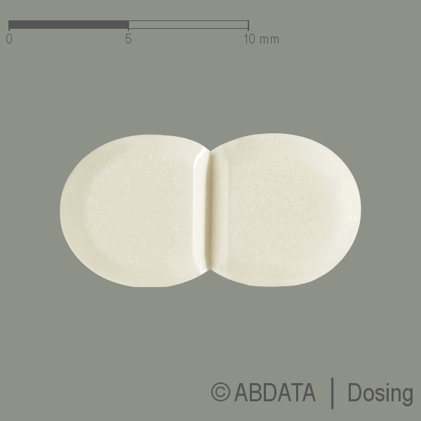 Produktabbildungen für GLIMEPIRID-1A Pharma 6 mg Tabletten in der Vorder-, Hinter- und Seitenansicht.