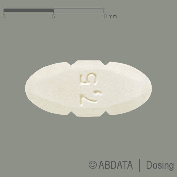 Produktabbildungen für AMLODIPIN HEXAL 7,5 mg Tabletten in der Vorder-, Hinter- und Seitenansicht.