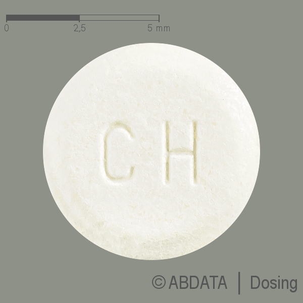 Produktabbildungen für CERTICAN 0,5 mg Tabletten in der Vorder-, Hinter- und Seitenansicht.