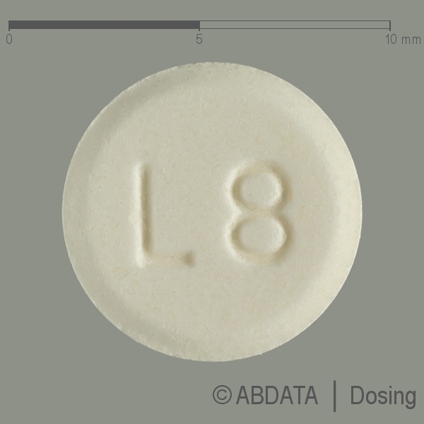 Produktabbildungen für L-THYROXIN-Na-ratiopharm 200 Mikrogramm Tabletten in der Vorder-, Hinter- und Seitenansicht.