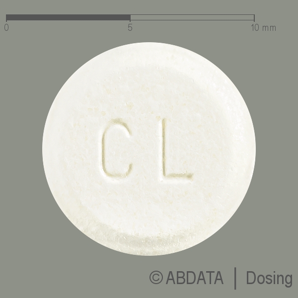 Produktabbildungen für CERTICAN 0,75 mg Tabletten in der Vorder-, Hinter- und Seitenansicht.