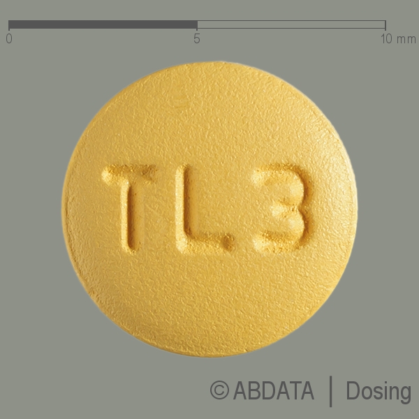 Produktabbildungen für TADALAFIL Mylan 10 mg Filmtabletten in der Vorder-, Hinter- und Seitenansicht.