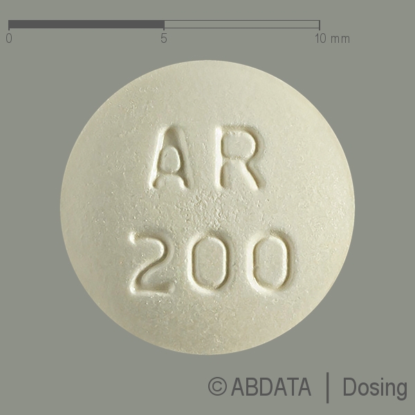 Produktabbildungen für ACICLOVIR PUREN 200 mg Tabletten in der Vorder-, Hinter- und Seitenansicht.