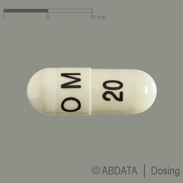 Produktabbildungen für OMEPRAZOL dura S 20 mg magensaftresist.Hartkapseln in der Vorder-, Hinter- und Seitenansicht.