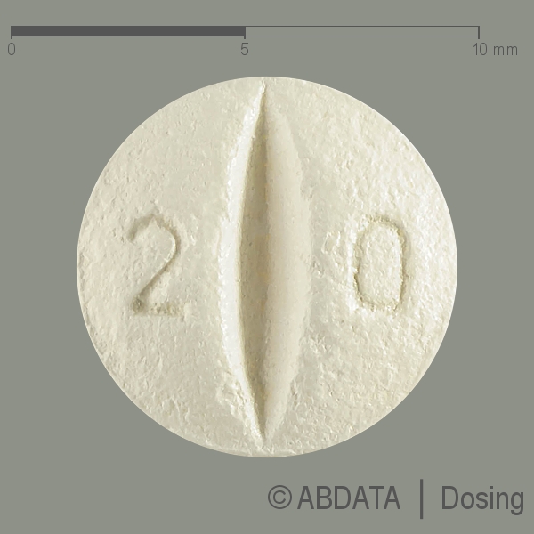 Produktabbildungen für SIMVA ARISTO 20 mg Filmtabletten in der Vorder-, Hinter- und Seitenansicht.