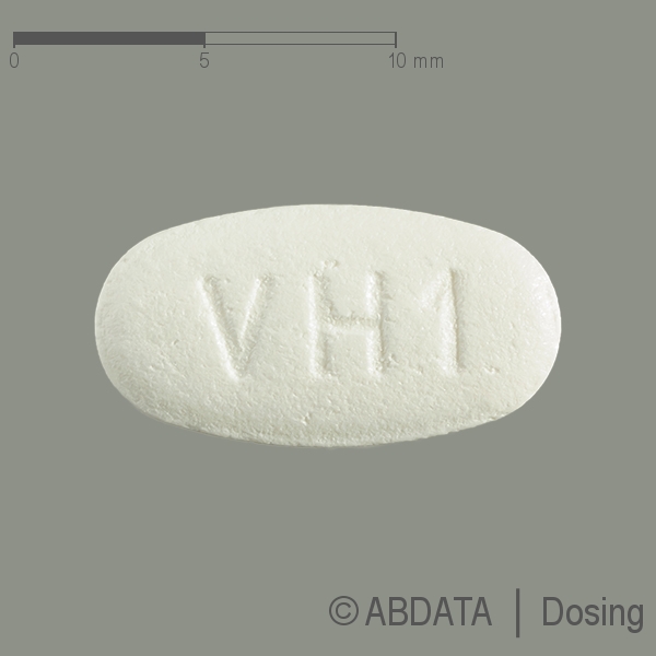 Produktabbildungen für VALSARTAN comp.BASICS 80 mg/12,5 mg Filmtabletten in der Vorder-, Hinter- und Seitenansicht.