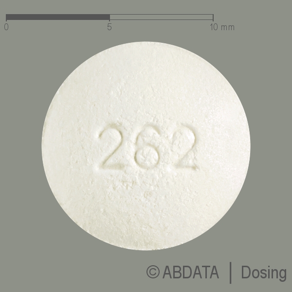 Produktabbildungen für PRAMIPEXOL HEXAL 2,62 mg Retardtabletten in der Vorder-, Hinter- und Seitenansicht.