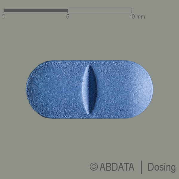 Produktabbildungen für OXYCODON-HCl Aristo akut 10 mg Filmtabletten in der Vorder-, Hinter- und Seitenansicht.