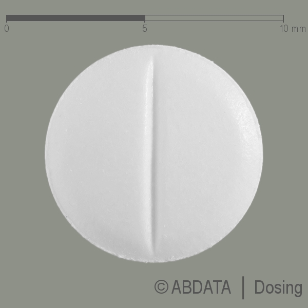 Produktabbildungen für METOPROLOL AbZ 50 mg Tabletten in der Vorder-, Hinter- und Seitenansicht.
