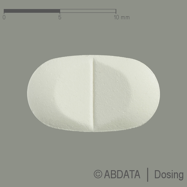 Produktabbildungen für CANDESARTAN-ratiopharm comp. 32 mg/25 mg Tabletten in der Vorder-, Hinter- und Seitenansicht.