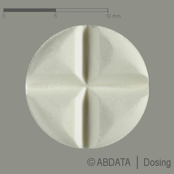 Produktabbildungen für TORASEMID AAA-Pharma 200 mg Tabletten in der Vorder-, Hinter- und Seitenansicht.