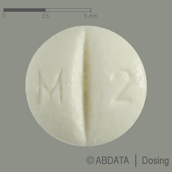 Produktabbildungen für IS 5 mono-ratiopharm 20 mg Tabletten in der Vorder-, Hinter- und Seitenansicht.