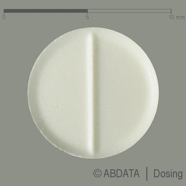 Produktabbildungen für NITRAZEPAM-neuraxpharm 5 mg Tabletten in der Vorder-, Hinter- und Seitenansicht.