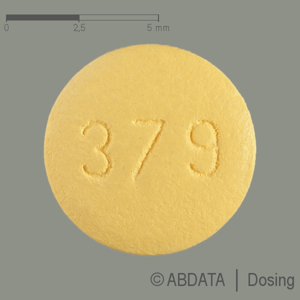 Produktabbildungen für FEMOSTON mini 0,5 mg/2,5 mg Filmtabletten in der Vorder-, Hinter- und Seitenansicht.