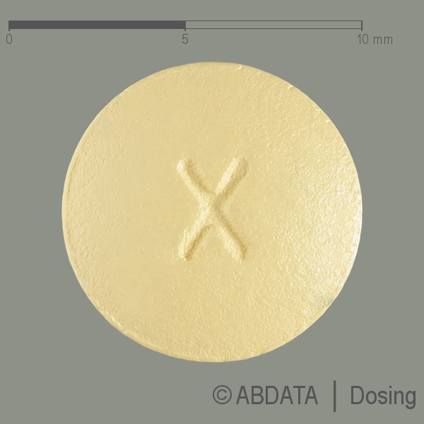 Produktabbildungen für DONEPEZIL-HCl PUREN 10 mg Filmtabletten in der Vorder-, Hinter- und Seitenansicht.
