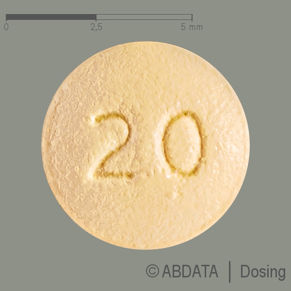 Produktabbildungen für CABOMETYX 20 mg Filmtabletten in der Vorder-, Hinter- und Seitenansicht.